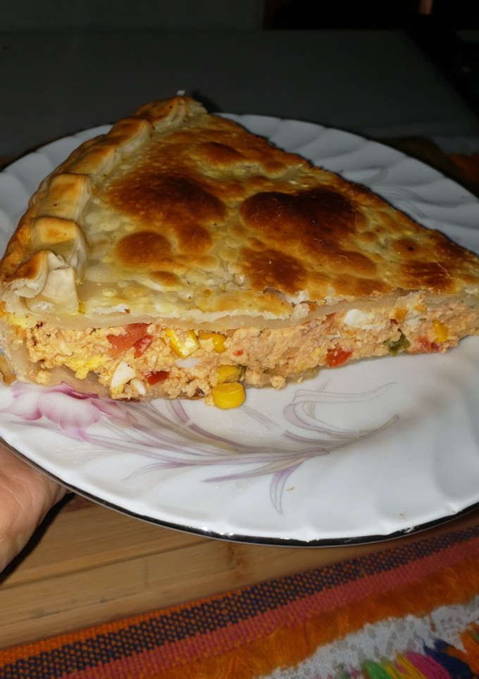 Una foto de Tarta de pollo fácil