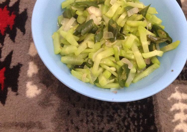 Resep Tumis Labu Cabe hijau, Menggugah Selera