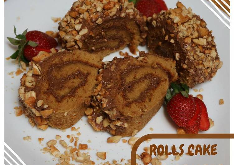 Rolls Cake Coklat Mede