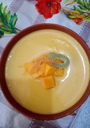 A picture of Mango🥭Yoghurt 😋.