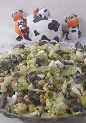عکسی از دستور سالاد لوبیا