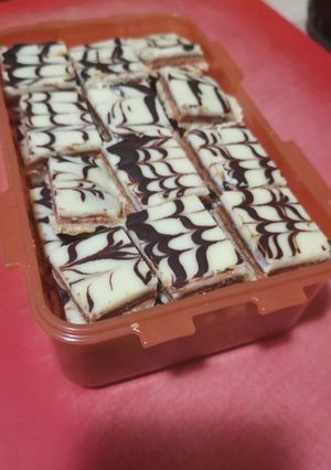 Marcipános, lekváros keksz recept fotója