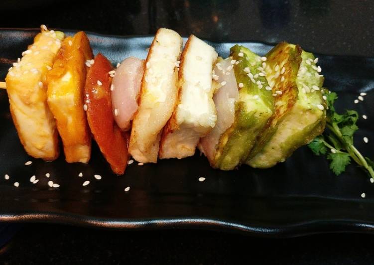 Easiest Way to Cook Tasty Tri-coloured Tawa Paneer Tikka This is Secret Recipe From My Kitchen !!
