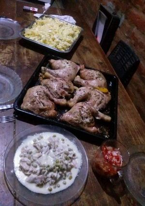 Una foto de Pollo al horno