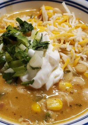 A picture of My White Chicken Chili.