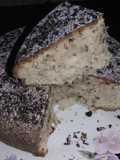 Eggless chocolate chip vanilla cake #Chocolatebakingcontest