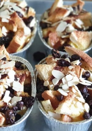 Foto resep Puding Roti