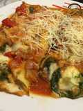 Canelones de espinaca y queso!