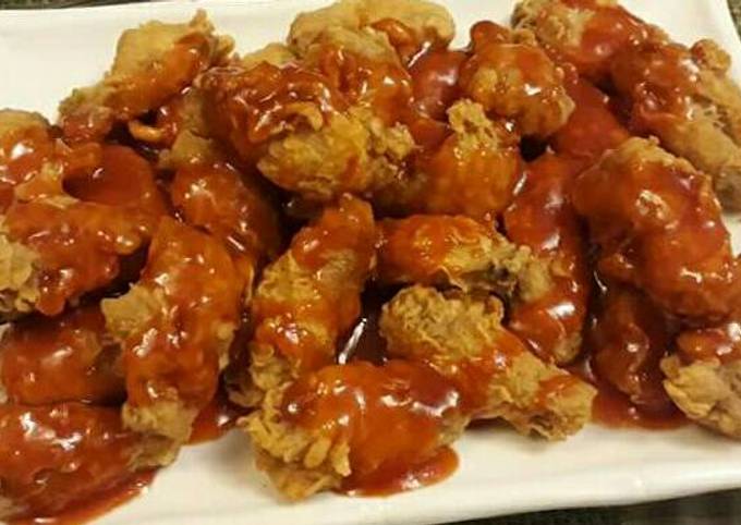 Easiest Way to Prepare Favorite Spicy honey chicken wings
