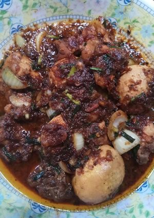 Foto resep Kreseng ayam telor bumbu sate