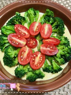 咖哩優格沙拉醬佐時蔬 的食譜成品照片