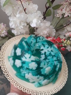 عکسی از دستور ژله دانه برفی 😍 (ایده یلدا)
