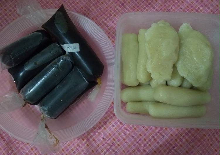 Resep 110. Pempek dos frozen buat bakulan (tanpa ikan, 1 telur) Anti Gagal