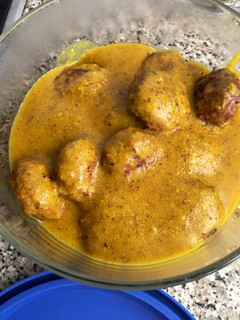 Una foto de Albóndigas en salsa de almendras