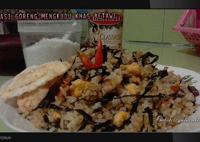 Cara Memasak Nasi goreng daun mengkudu khas betawi(nasgor sehat) Istimewa