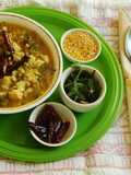 Pulicha keerai koottu (Paruppu keerai in Tamil, Kulfa Ka Saag in Hindi, Purslane in English)
