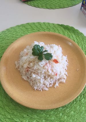 Una foto de Arroz blanco