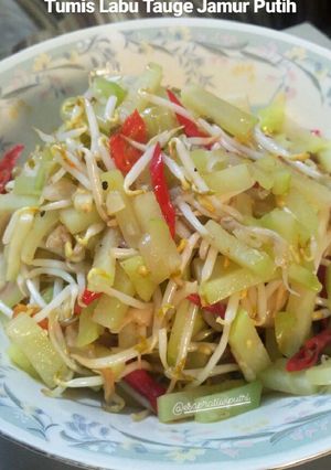 Foto resep Tumis Labu Tauge dan Jamur Putih Simple