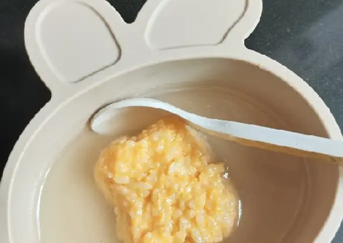 MPASI tumgi - Nasi Telur Kuah Kaldu
