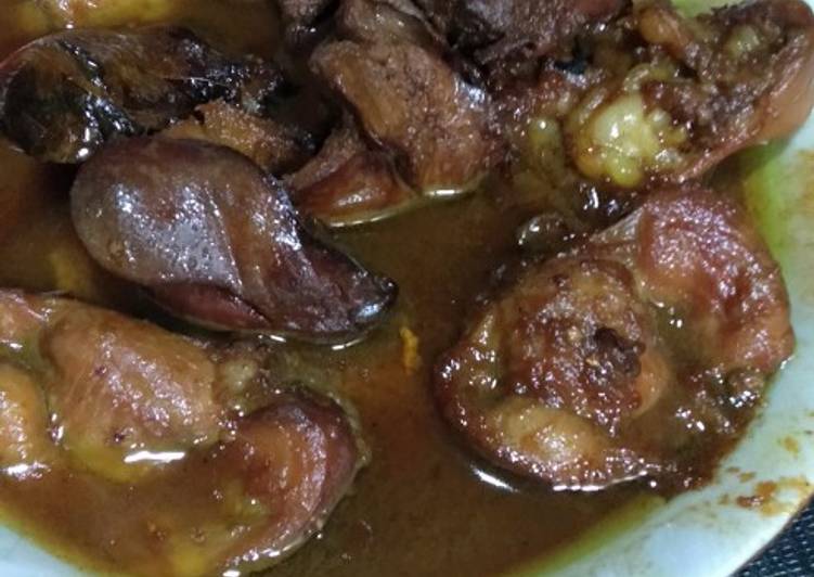 Semur ati ampela ayam