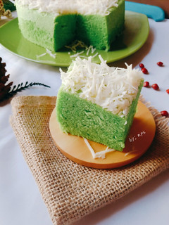 Foto resep 152. Bolu Kukus Pandan Keju
