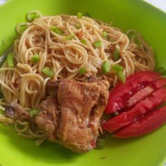 Spaghetti cooked with chicken #Festival contest# Mombasa A picture of Spaghetti cooked with chicken #Festival contest# Mombasa.