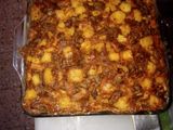 غراتان بطاطا ولوبيا خضراء