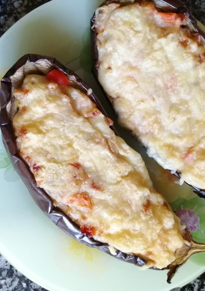 Una foto de Berenjenas rellenas