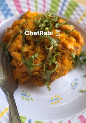 A picture of Yam porridge.