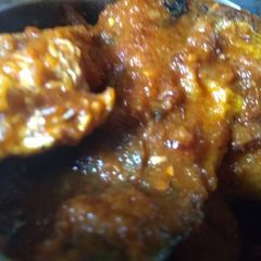 A picture of Bhetki curry.