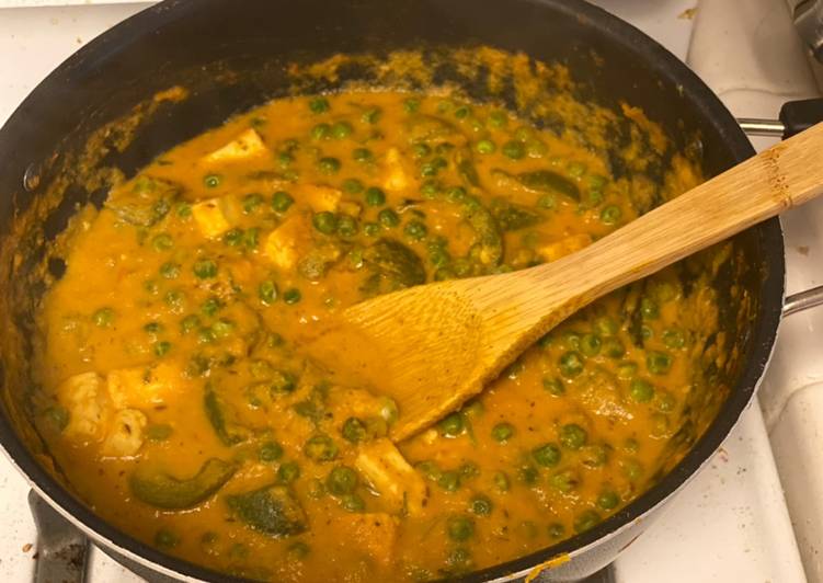 RECOMMENDED!  How to Make Matar paneer