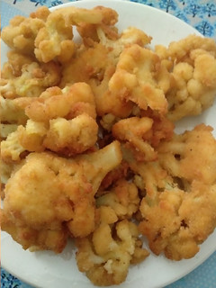 Una foto de Coliflor rebozada (sin huevo)