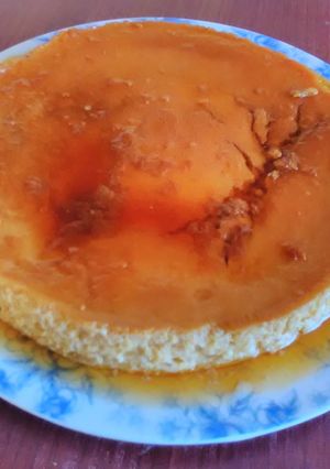 Una foto de Flan de vainilla