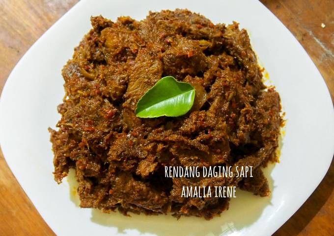 Ternyata ini loh! Resep  memasak Rendang daging sapi dijamin istimewa