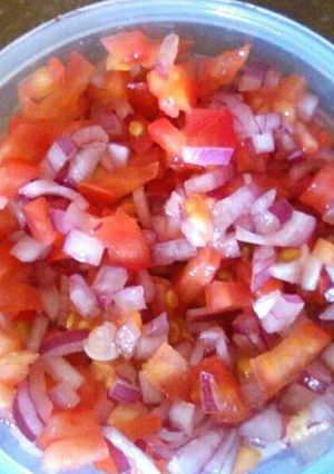 A picture of Vegetable salad.