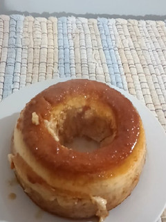 Una foto de Budín de pan integral lacteado