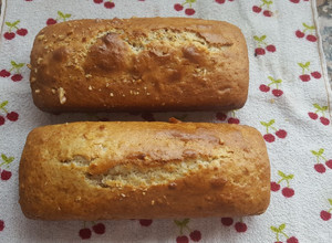 Una foto de Budín con nuez