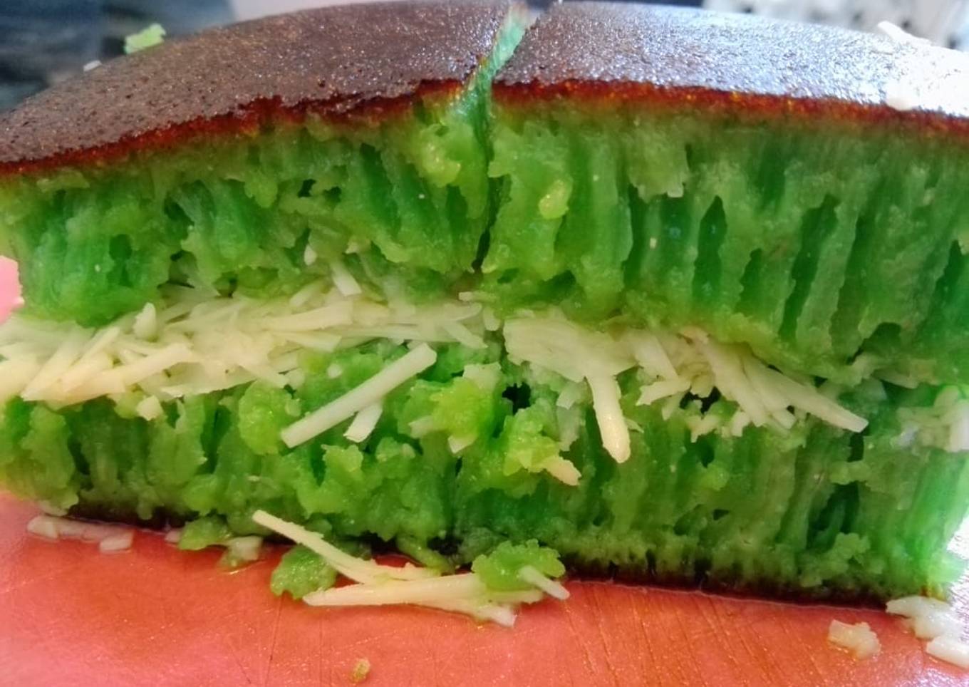 Martabak Manis Pandan Keju (teflon)