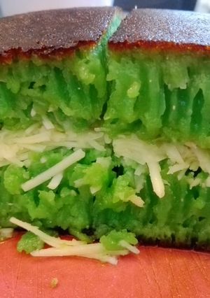 Foto resep Martabak Manis Pandan Keju (teflon)