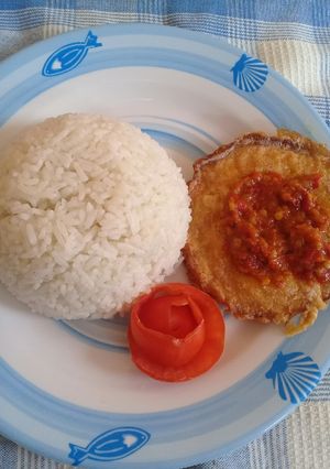 Foto resep Mata sapi geprek