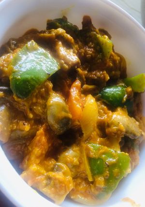 A picture of Mushroom masala.