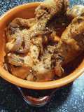 Fusi di pollo alla birra e polvere di arance