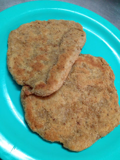 Una foto de Milanesas de soja veganas