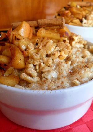 Foto principal de Porridge de avena “tarta de manzana”