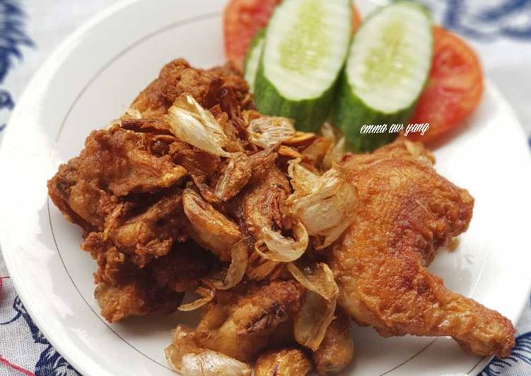 Ayam goreng bawang putih khas batam #BikinRamadanBerkesan
