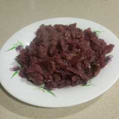Una foto de Lombarda con ajo, manzana y pasas