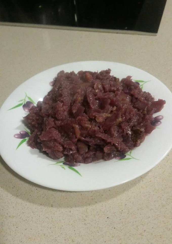 Una foto de Lombarda con ajo, manzana y pasas