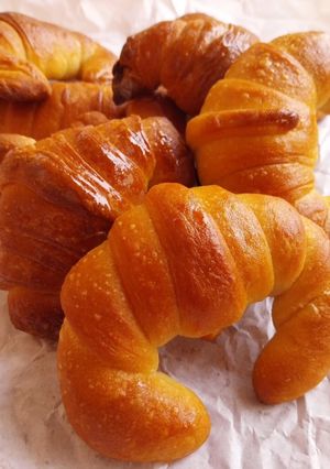 Una foto de Croissants veganos