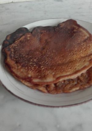 Una foto de Pancakes de chocolate