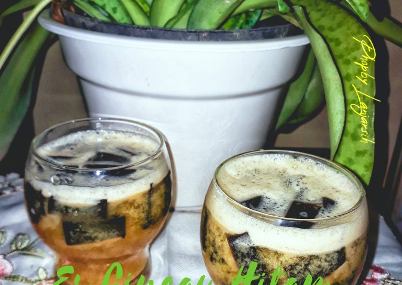 Es Cincau Hitam Gula Merah